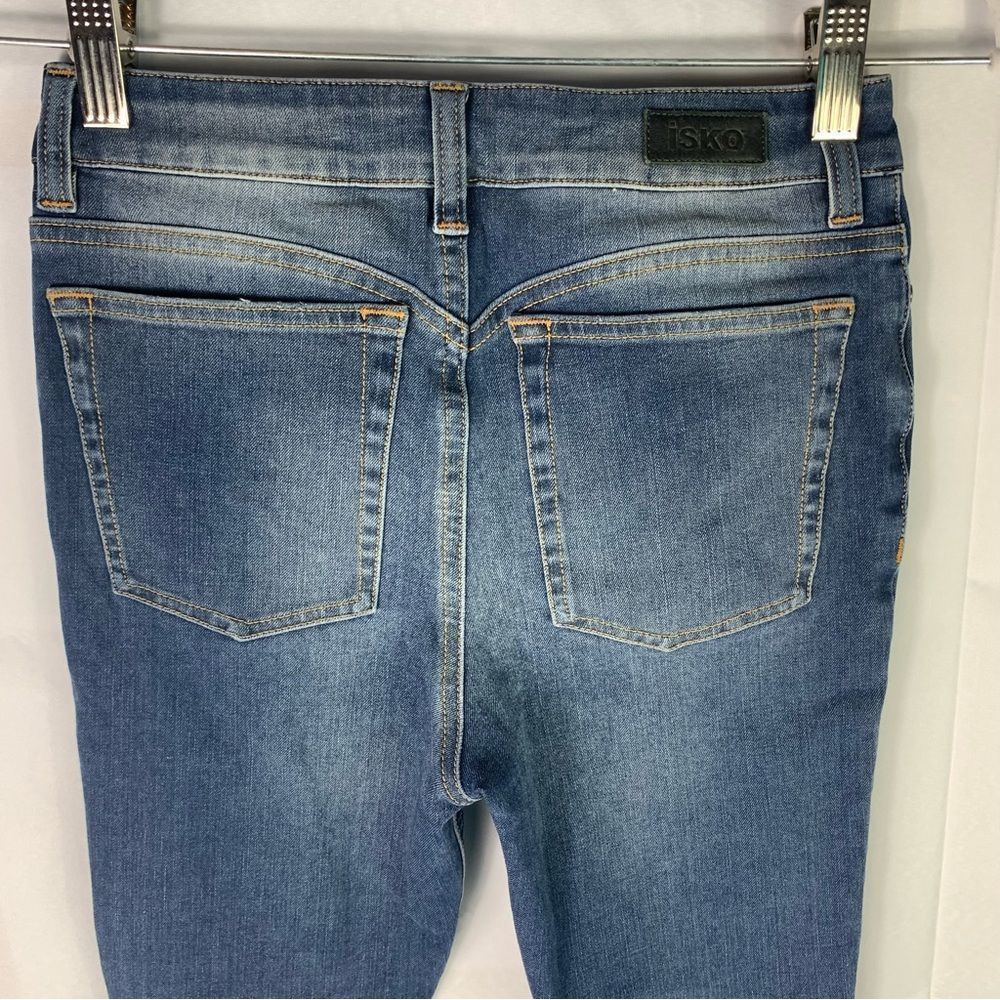 ISKO Italian High Rise Skinny Stretchy Jeans - Picture 8 of 15